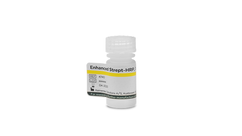 Small laboratory bottle with Enhanced Strept-HRP